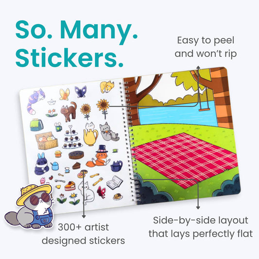 Land of Cats Sticker Book