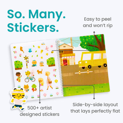 Let's Go To School Sticker Book