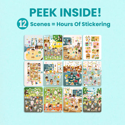 Let's Go To School Sticker Book