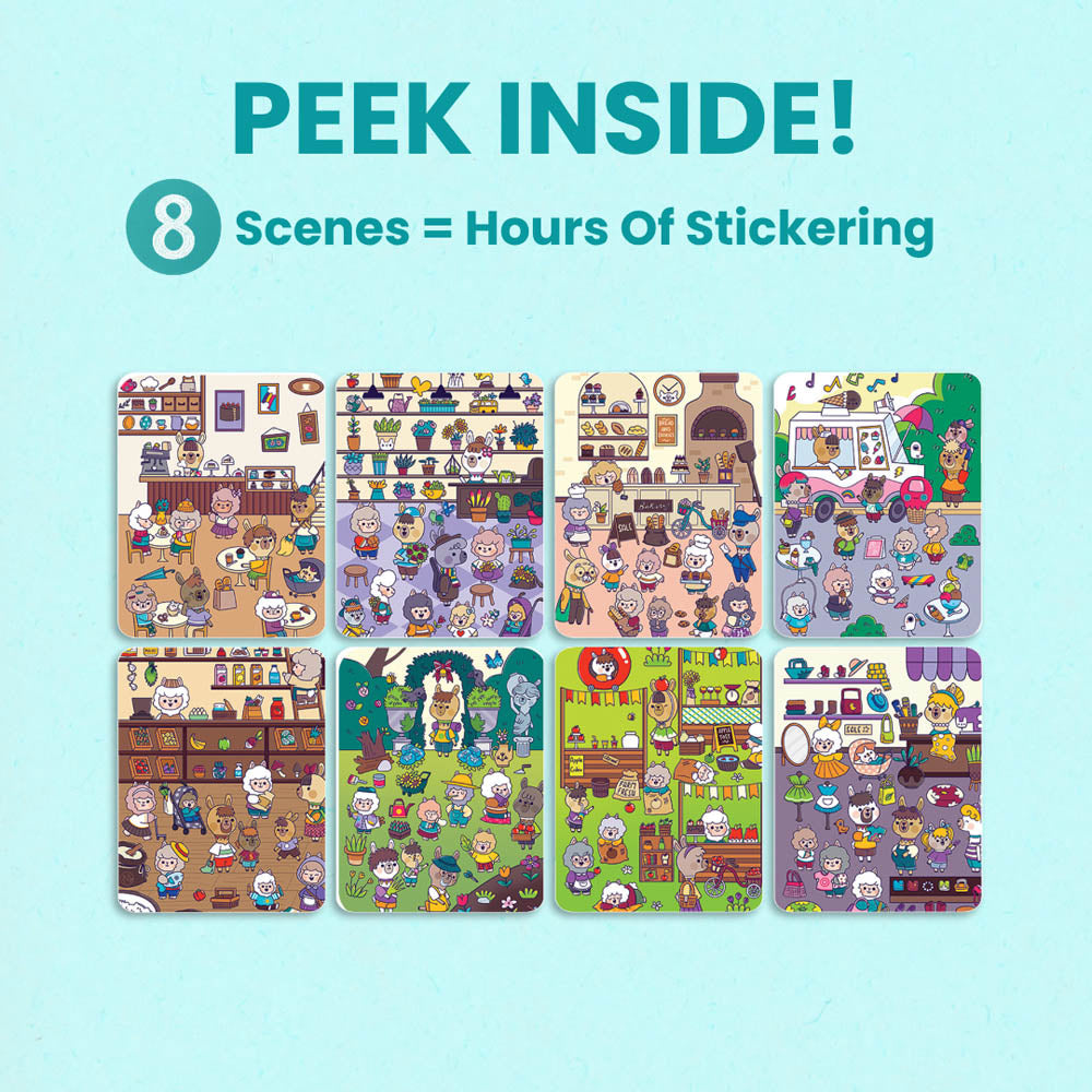 Llamas Sticker Book