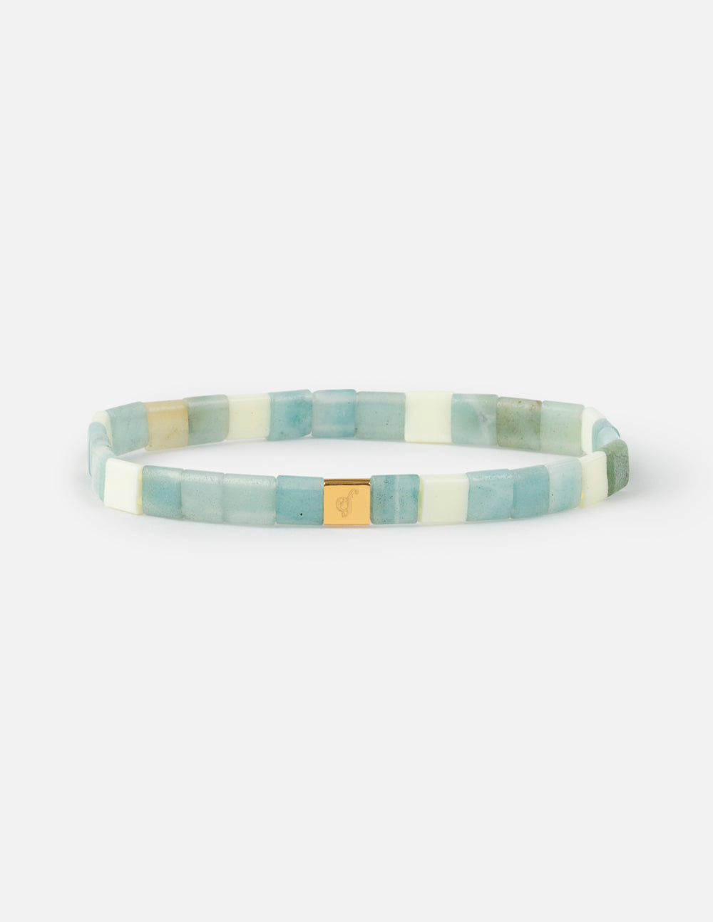 Logo Tile Letter Bracelet