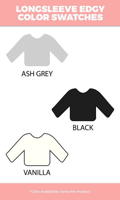 Heart Lace Graphic Long Sleeve Edgy Shirt