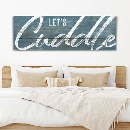Let's Cuddle Sign