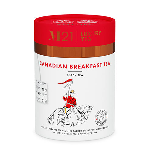 Canadian Breakfast Luxury Black Tea - 12ct Canister