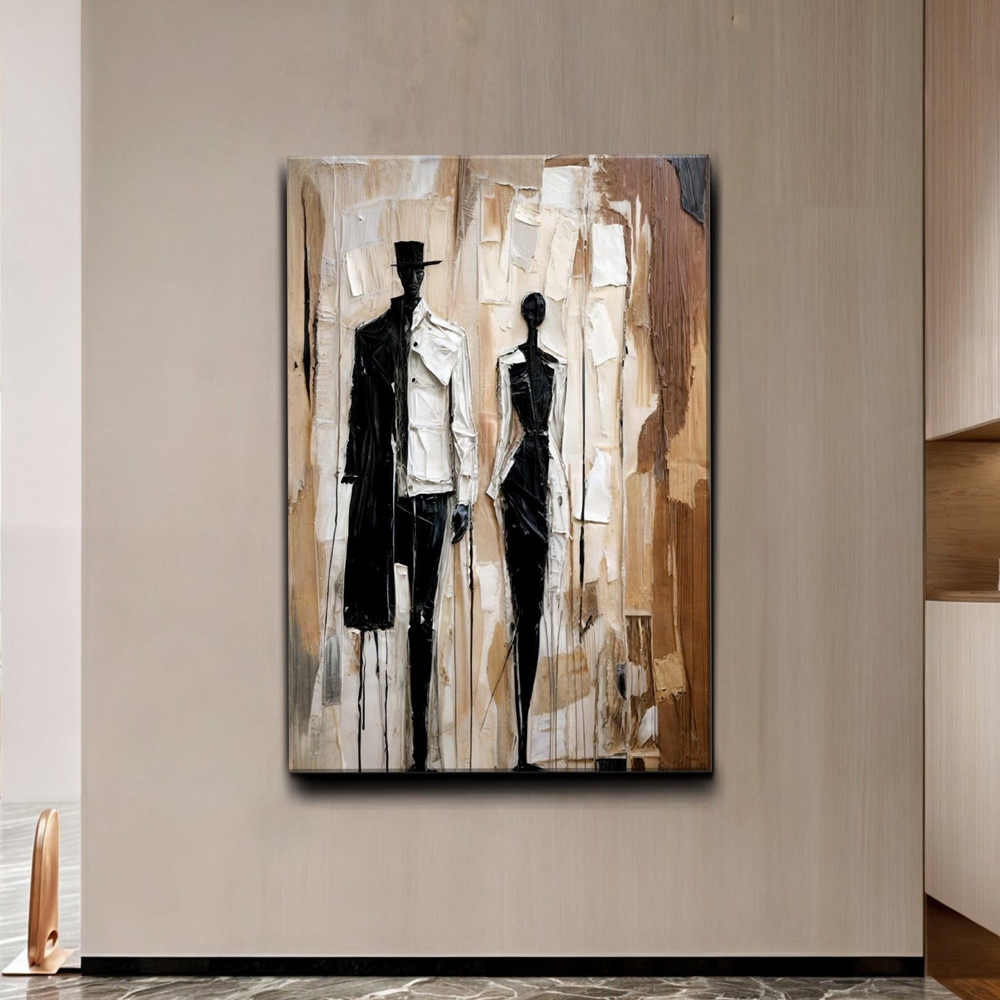 Modern Abstract Couple Wall Art