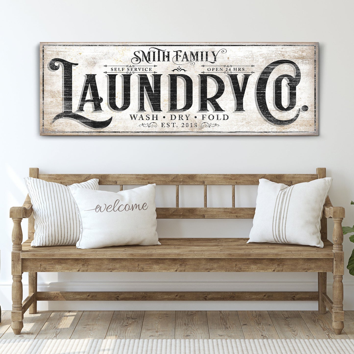 Family Laundry Co Sign