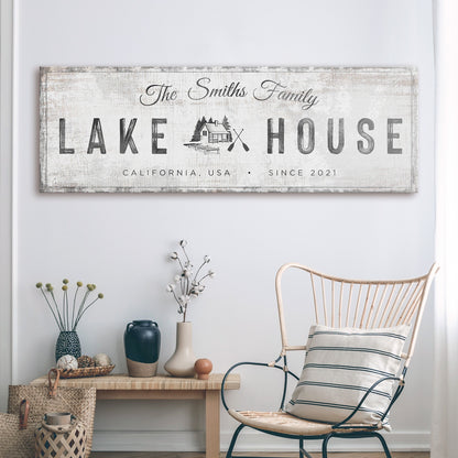 Lake House Cabin Sign