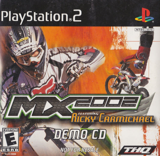 MX 2002 Featuring Ricky Carmichael [Demo Disc] (Playstation 2)