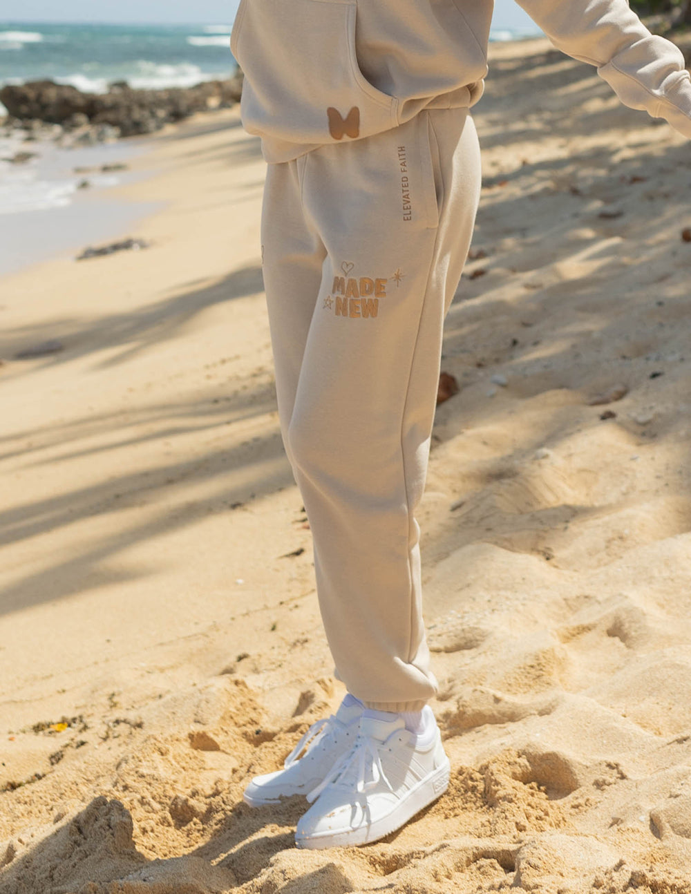 Made New Cream Unisex Sweatpant