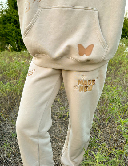 Made New Cream Unisex Sweatpant
