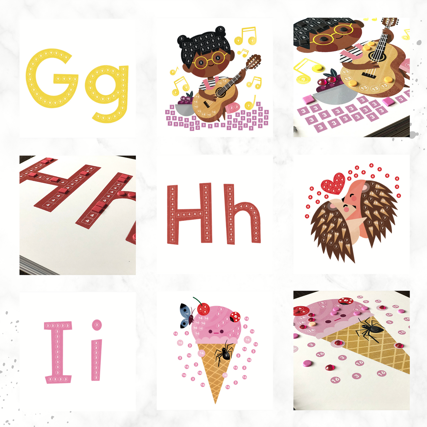 ABC Mosaic Sticker Book