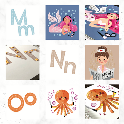 ABC Mosaic Sticker Book