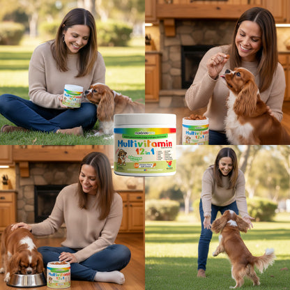 12 in 1 Multivitamin for Dogs - 120 Soft Chews