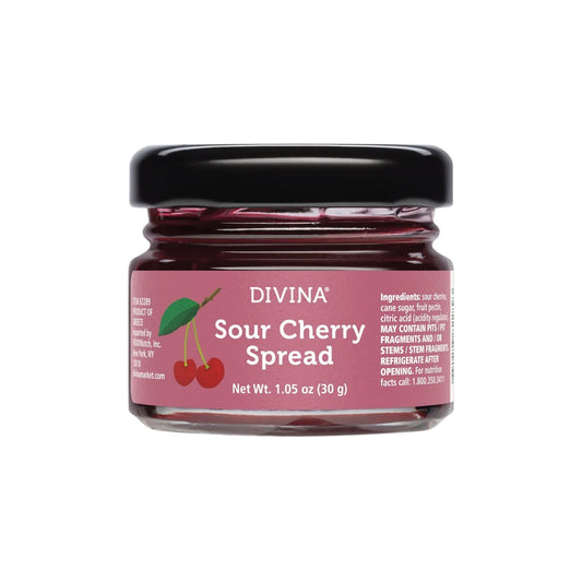 Divina Mini Sour Cherry Jam Jars