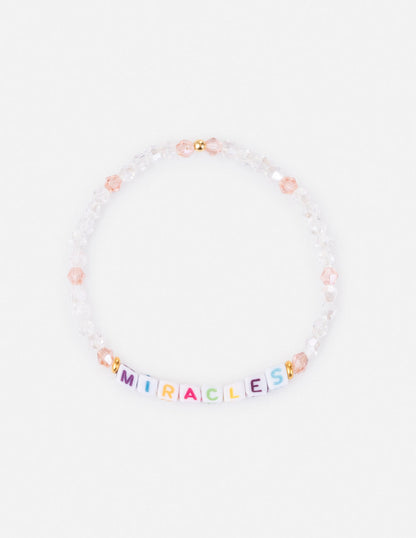 Miracles Letter Bracelet