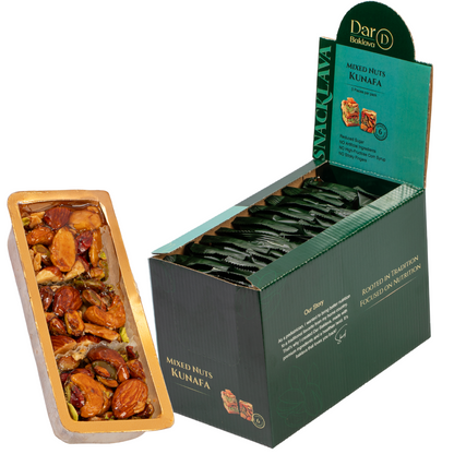 Kunafa Mixed Nuts - Snacklava® | 20 Packs