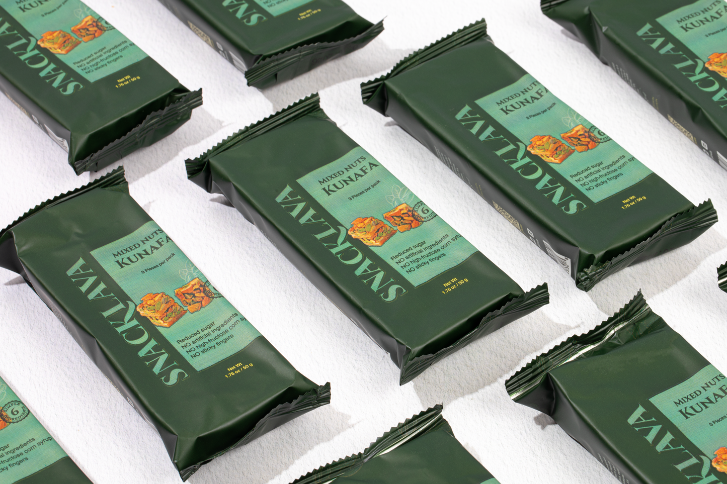 Kunafa Mixed Nuts - Snacklava® | 20 Packs