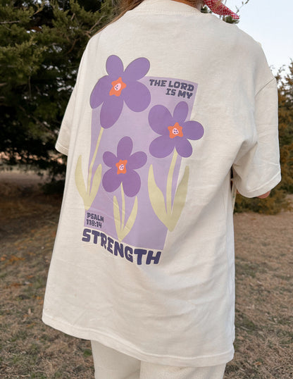 My Strength Floral Unisex Tee