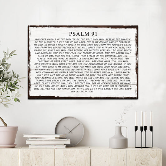 Psalm 91 - Whoever Dwells Sign
