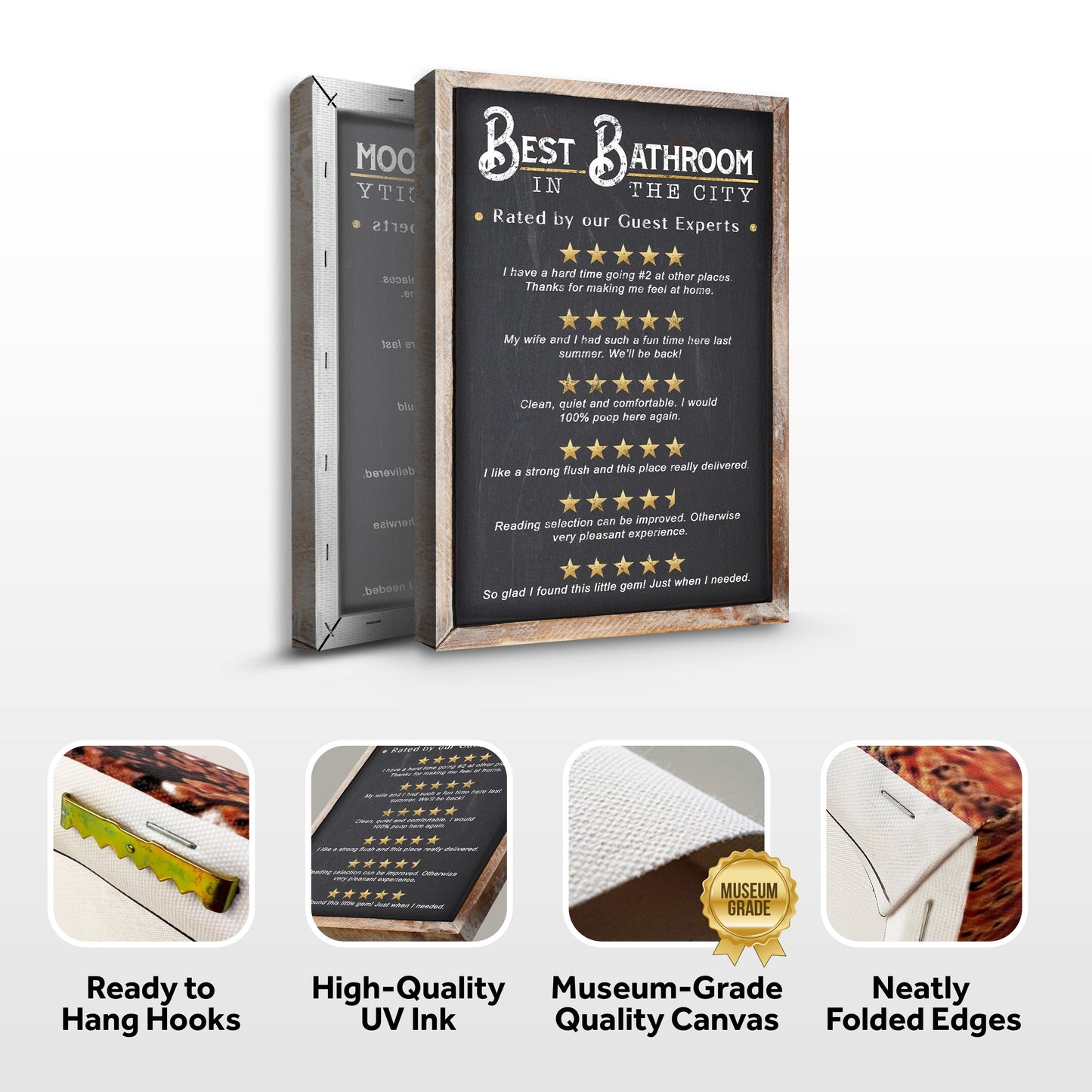 Best Bathroom In The City Sign II