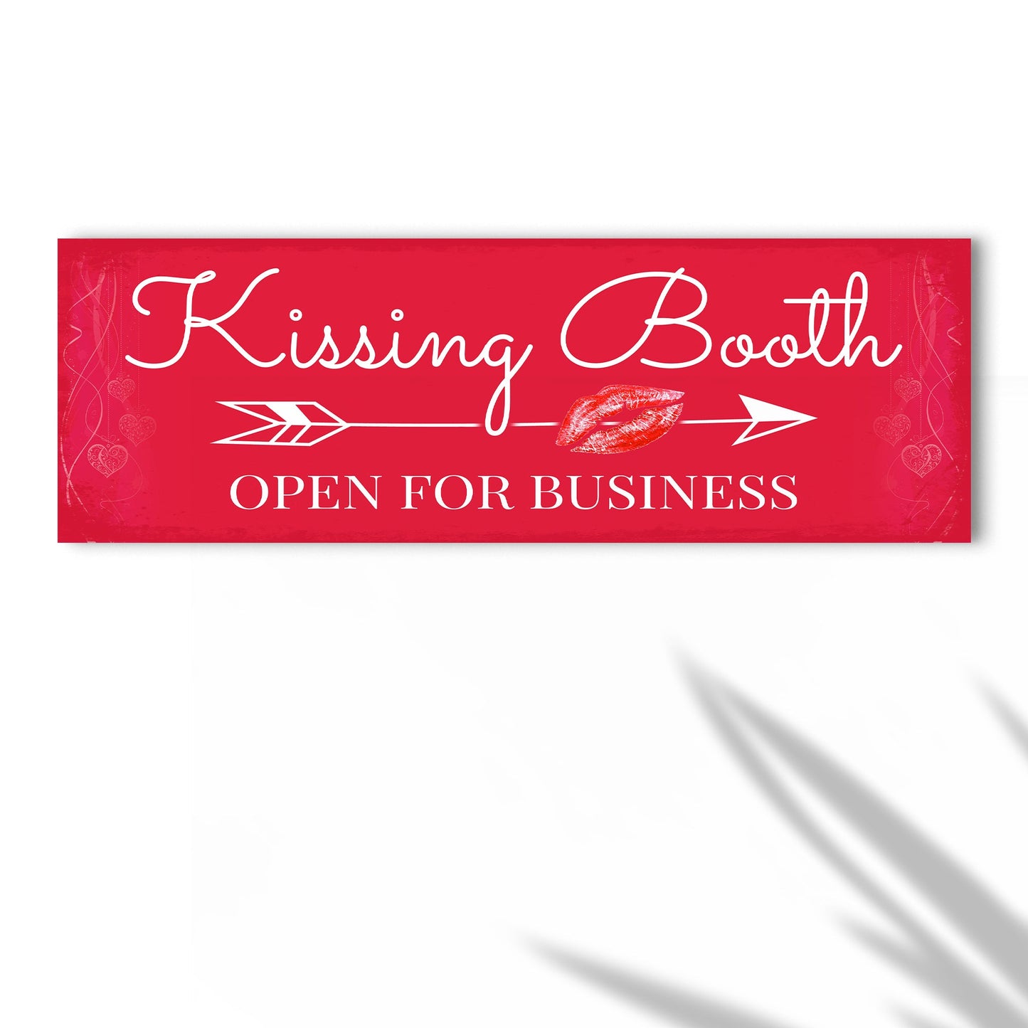 Kissing Booth "Open For Business" Sign