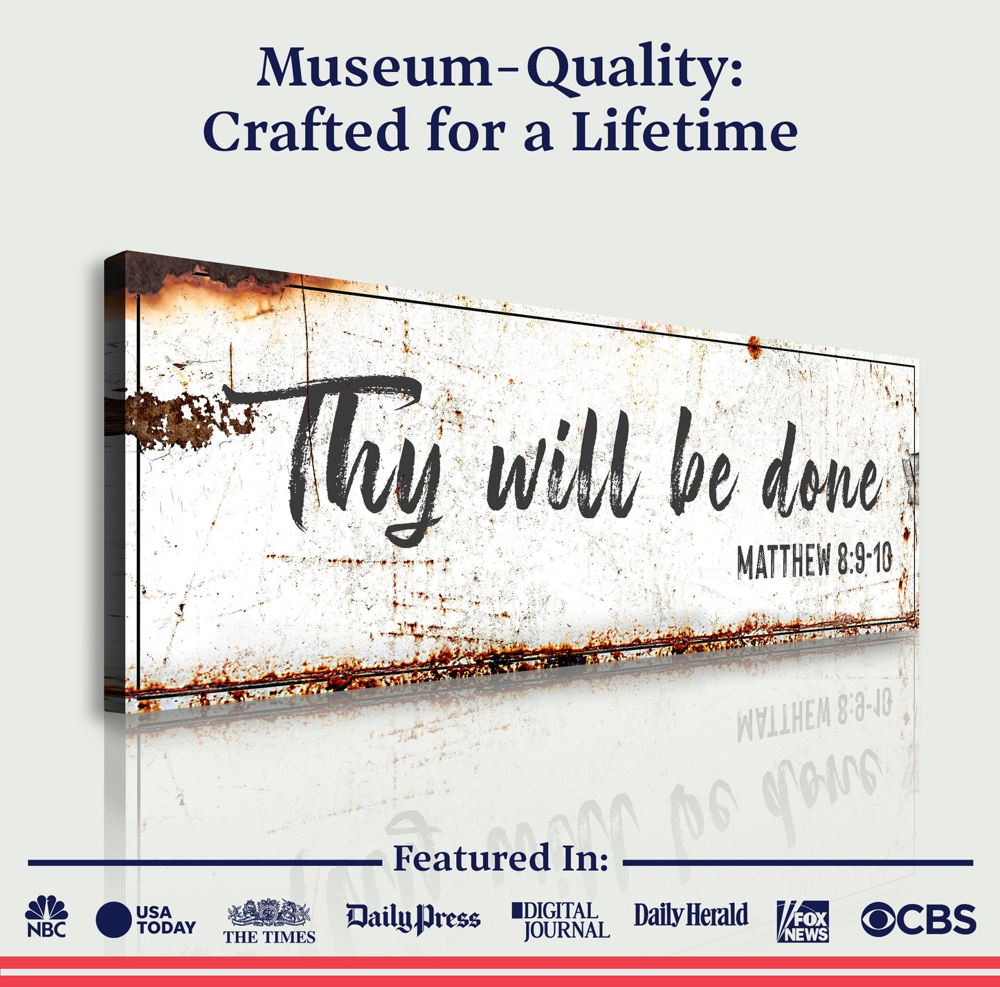 Thy Will Be Done Faith Sign