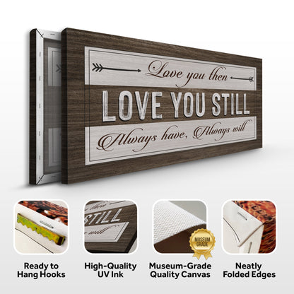 Love You Then Love You Still Sign