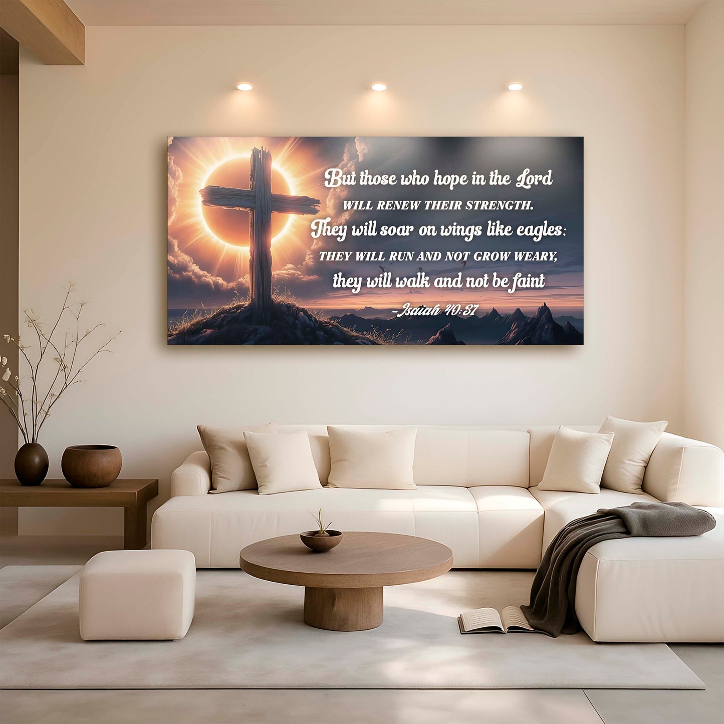 Isaiah 40:31 - Those Who Hope In The Lord Faith Sign