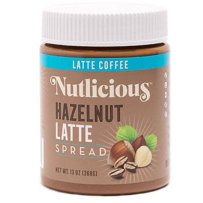 Nutlicious, Hazelnut Latte Spread, 13 oz