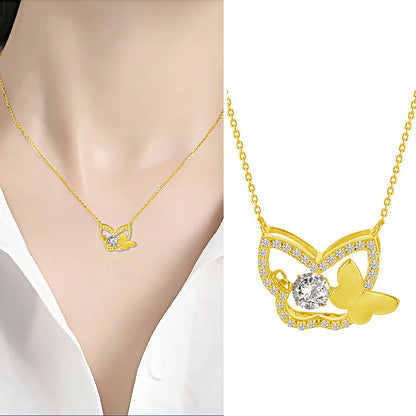 925 Sterling Silver Butterfly Necklace