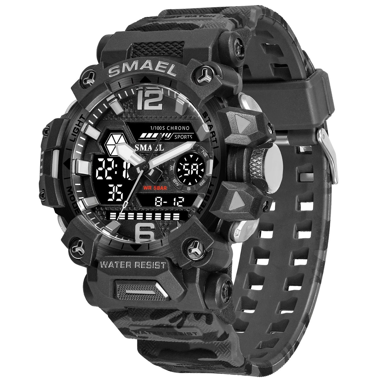Tactical Camouflage Military Watch