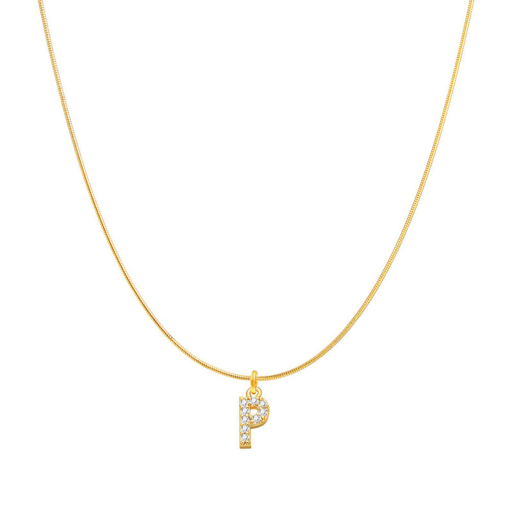 Fashion Personality Round Snake Clavicle Chain Female