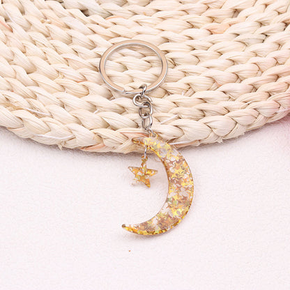 Sun Moon Acrylic Keychain