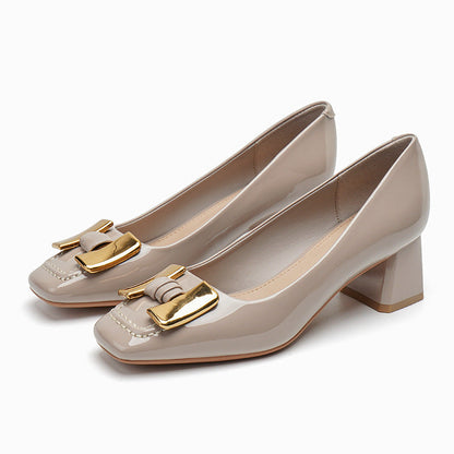 Chunky Heel Mary Jane Commuter Shoes