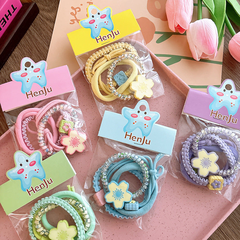 High Elastic Children's Flower Hairband
