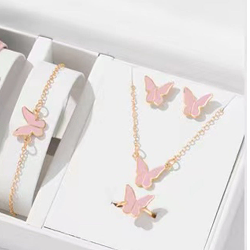 Butterfly Love Necklace Set