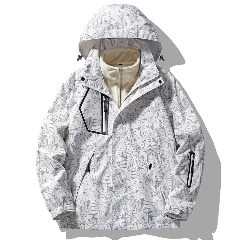Outdoor Shell Jacket Three-in-one Detachable Camouflage Mountain
