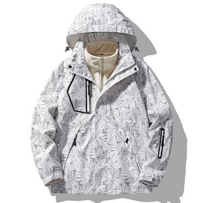 Outdoor Shell Jacket Three-in-one Detachable Camouflage Mountain