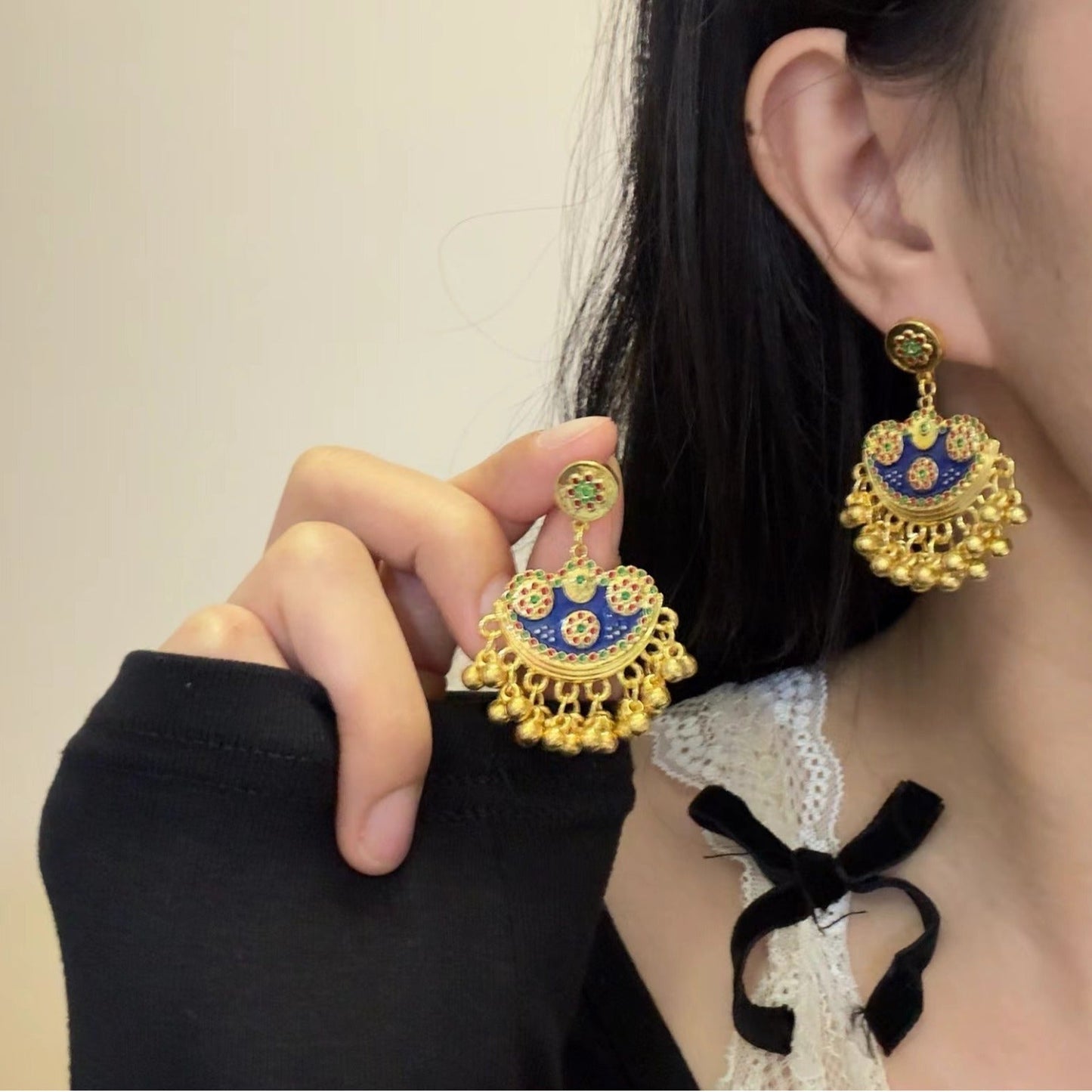 Transparent Leaf Earrings