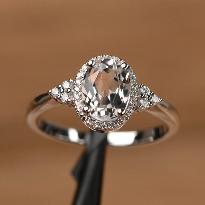 Fashion Geometry Pattern Ring For Women Wedding