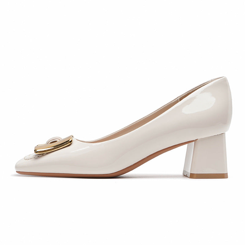 Chunky Heel Mary Jane Commuter Shoes