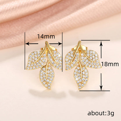Leaf-shaped Earrings