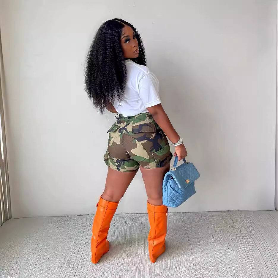 Camouflage Tooling Shorts