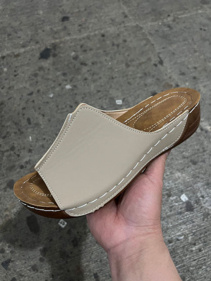 Women's Lightweight Platform Wedge Slippers