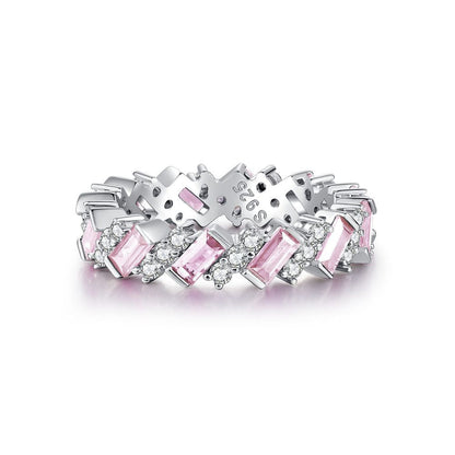 European Full Diamond S925 Sterling Silver Ring