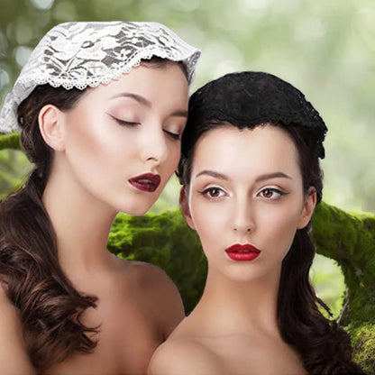 Floral Pattern Bridal Muslim Veil Shawl