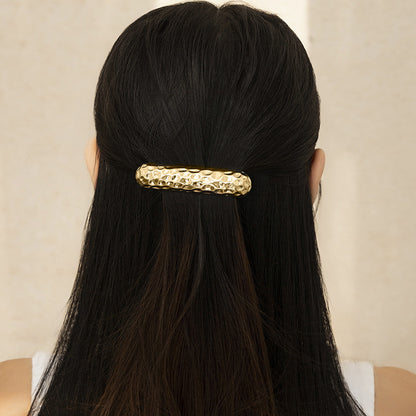 Personalized Glossy Elastic Hair Ring Female Geometry