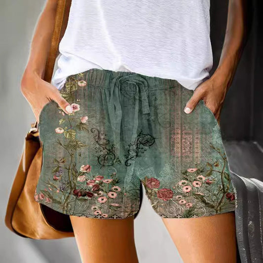 Loose-fitting Summer Loungewear Shorts