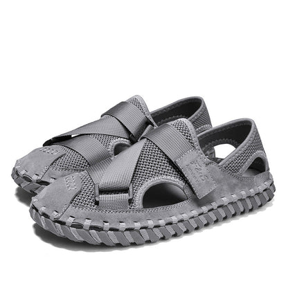 Summer Men's Breathable Mesh Beach Sandals