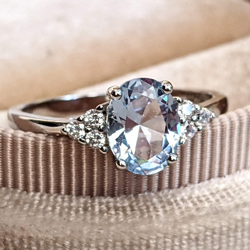 Fashion Geometry Pattern Ring For Women Wedding